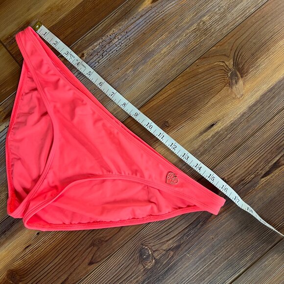 Body Glove Smoothies Salmon Bikini Bottoms with Sexy Heart-Shaped Charm Size XL - Picture 5 of 5